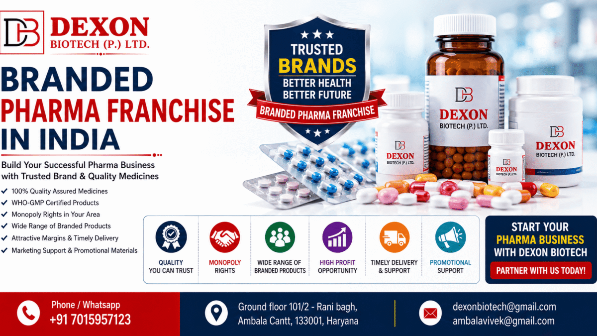 Dexon Biotech – Branded Pharma Franchise in India